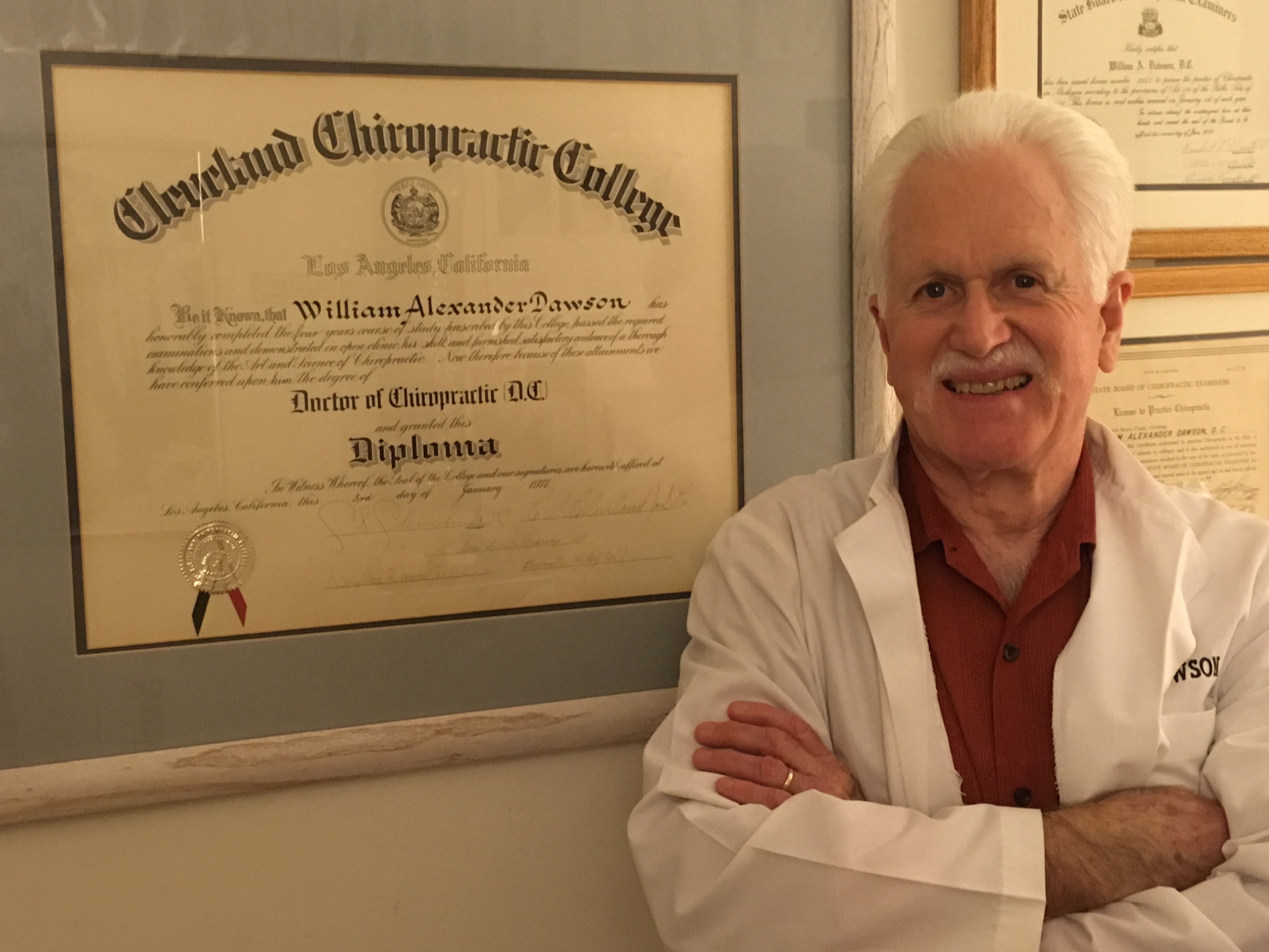Picture of Dr Dawson an expert in the gentle NUCCA chiropractic technique 